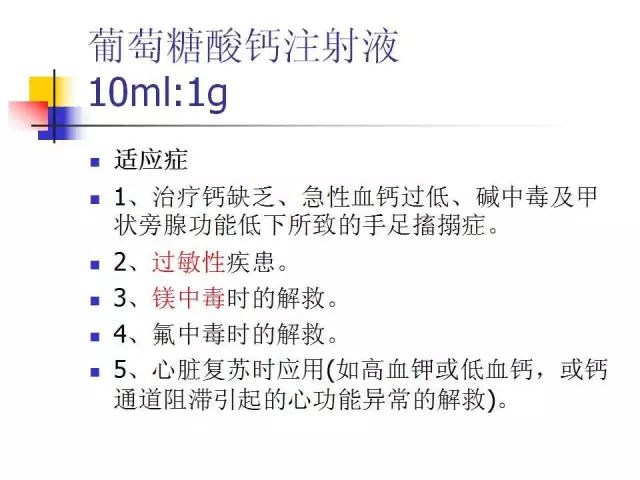 常用急救藥品最新介紹ppt概述